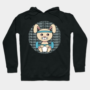 All I Need is gym and rabbits, gym and rabbits, gym and rabbits lover Hoodie